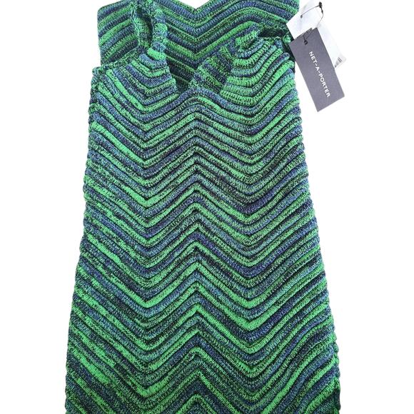 Isa Boulder BodyCurl Knit Stretch Ribbed Midi Dress in Aquarium Size XS NWT - Picture 4 of 6